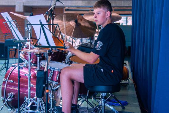 Cedric Haid beim KIK 2022 in Lorch-Waldhausen. Fotograf: Michael Blessinger Cedric Haid beim KIK 2022 in Lorch-Waldhausen. Fotograf: Michael Blessinger