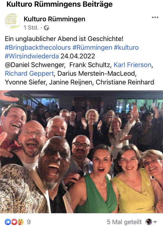 Wir sind wieder da April 2022 Wir sind wieder da April 2022